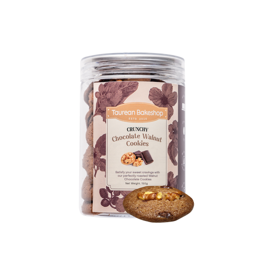 Crunchy Chocolate Walnut Cookies