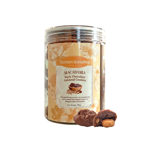 Macadamia Dark Chocolate Oatmeal Cookies