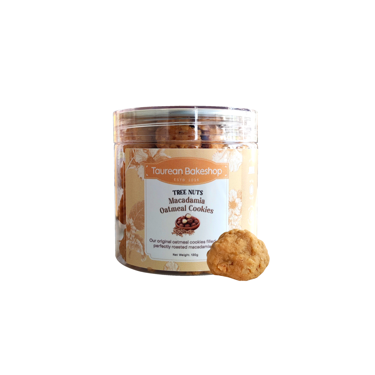 Macadamia Oatmeal Cookies