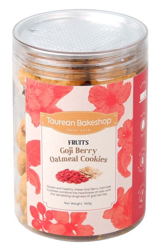 Goji Berry Oatmeal Cookies