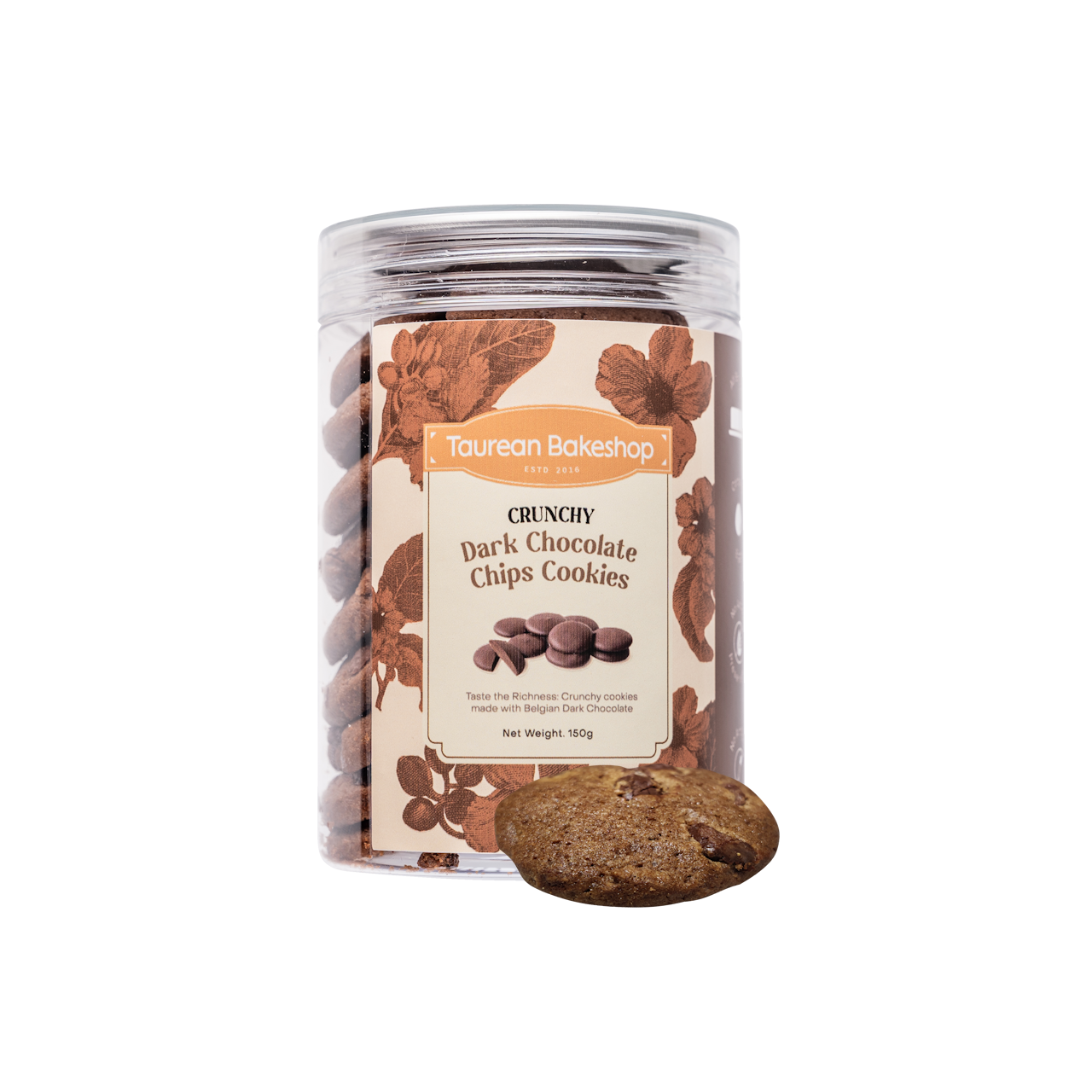 Crunchy Dark Chocolate Chips Cookies