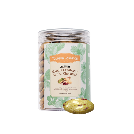 Crunchy Matcha Cranberry White Chocolate Cookies