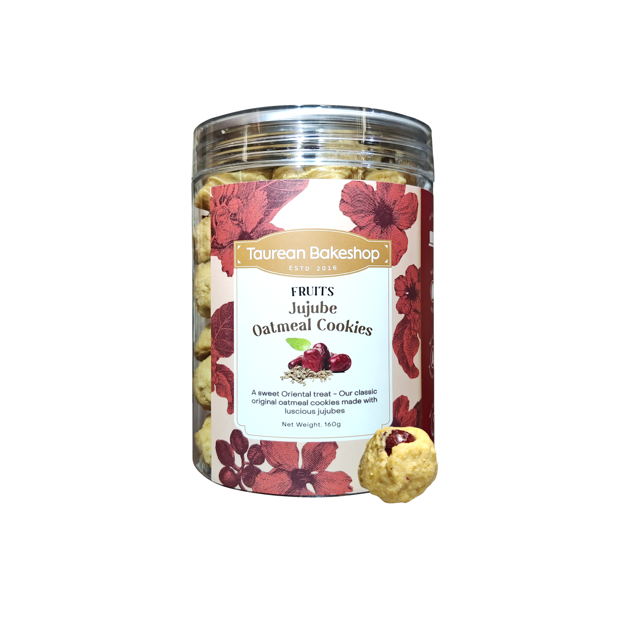 Jujube Oatmeal Cookies