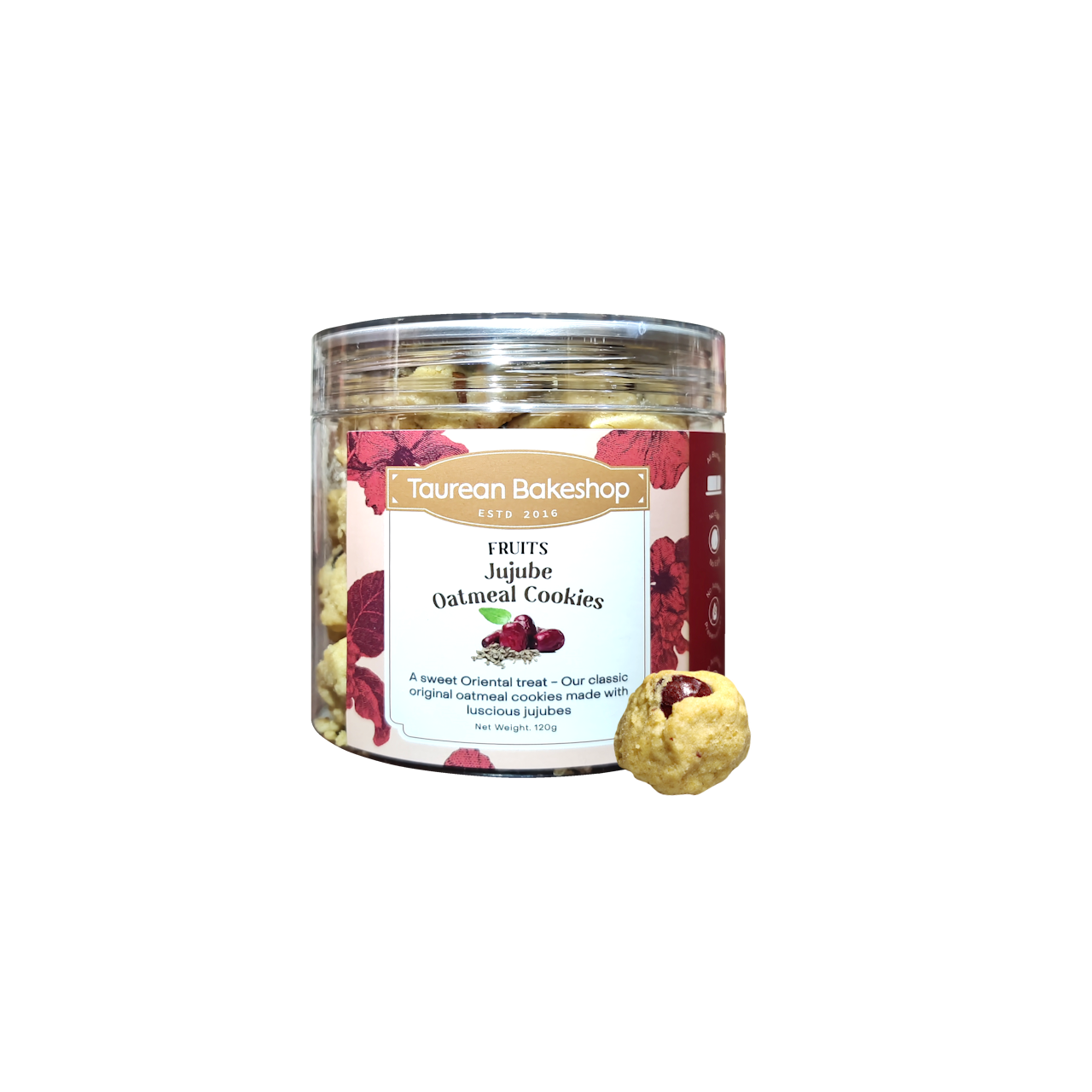 Jujube Oatmeal Cookies