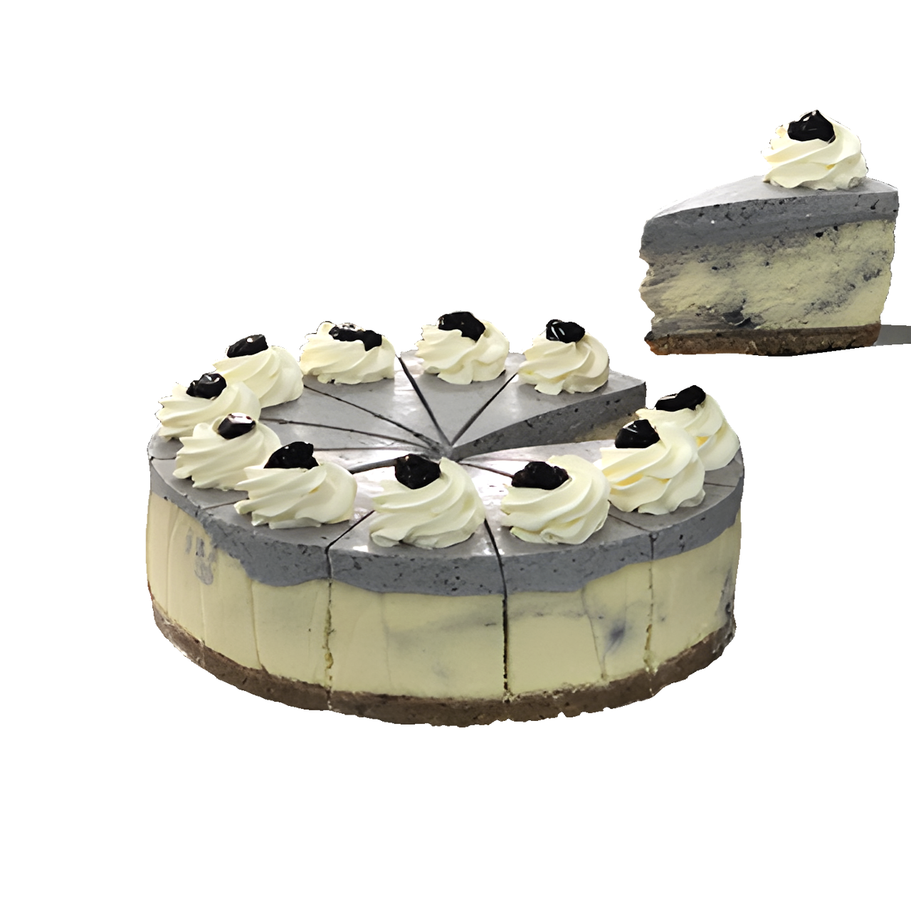 [PRE-ORDER] Blueberry Mousse Baked Cheesecake – Taurean Bakeshop