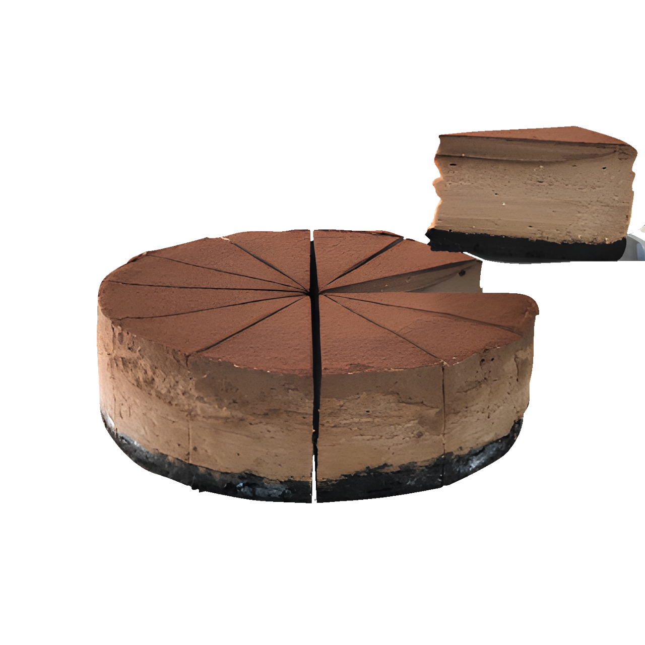 [PRE-ORDER] Chocolate Mousse Baked Cheesecake