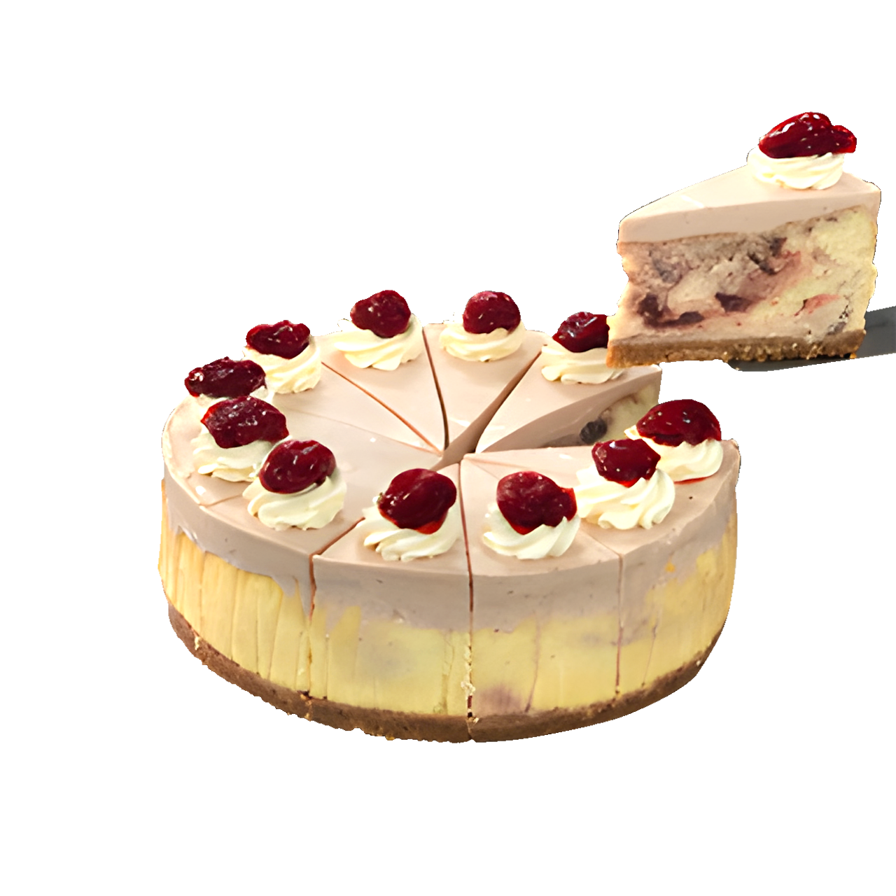 [PRE-ORDER] Strawberry Mousse Baked Cheesecake