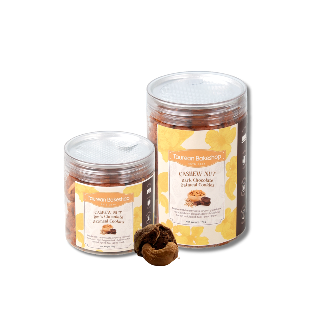 Cashew Nut Dark Chocolate Oatmeal Cookies