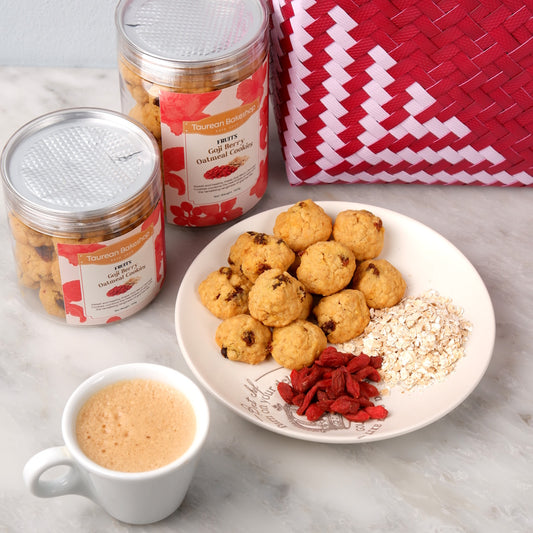 Goji Berry Oatmeal Cookies